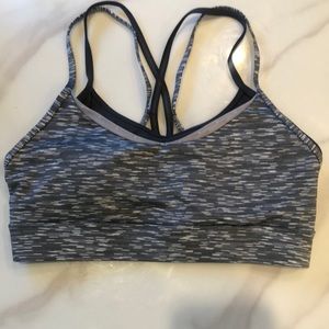 Sage luxe strappy bra